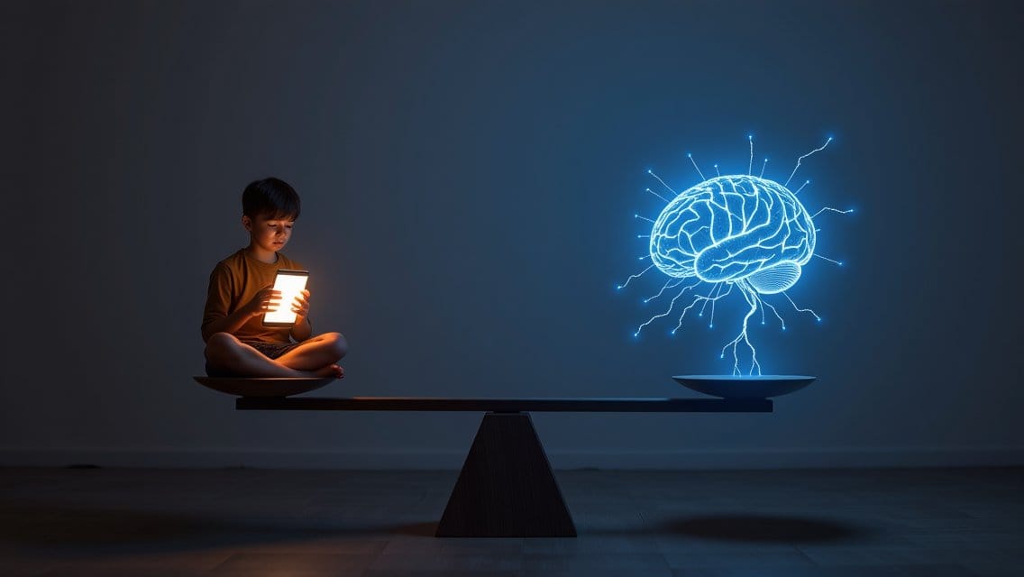 The Hidden Dangers of Excessive Screen Time: How It Affects Your Sleep, Mood, and Longevity Post feature image